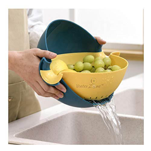 Multifunction Washing Vegetables and Fruit Draining Basket Strainer