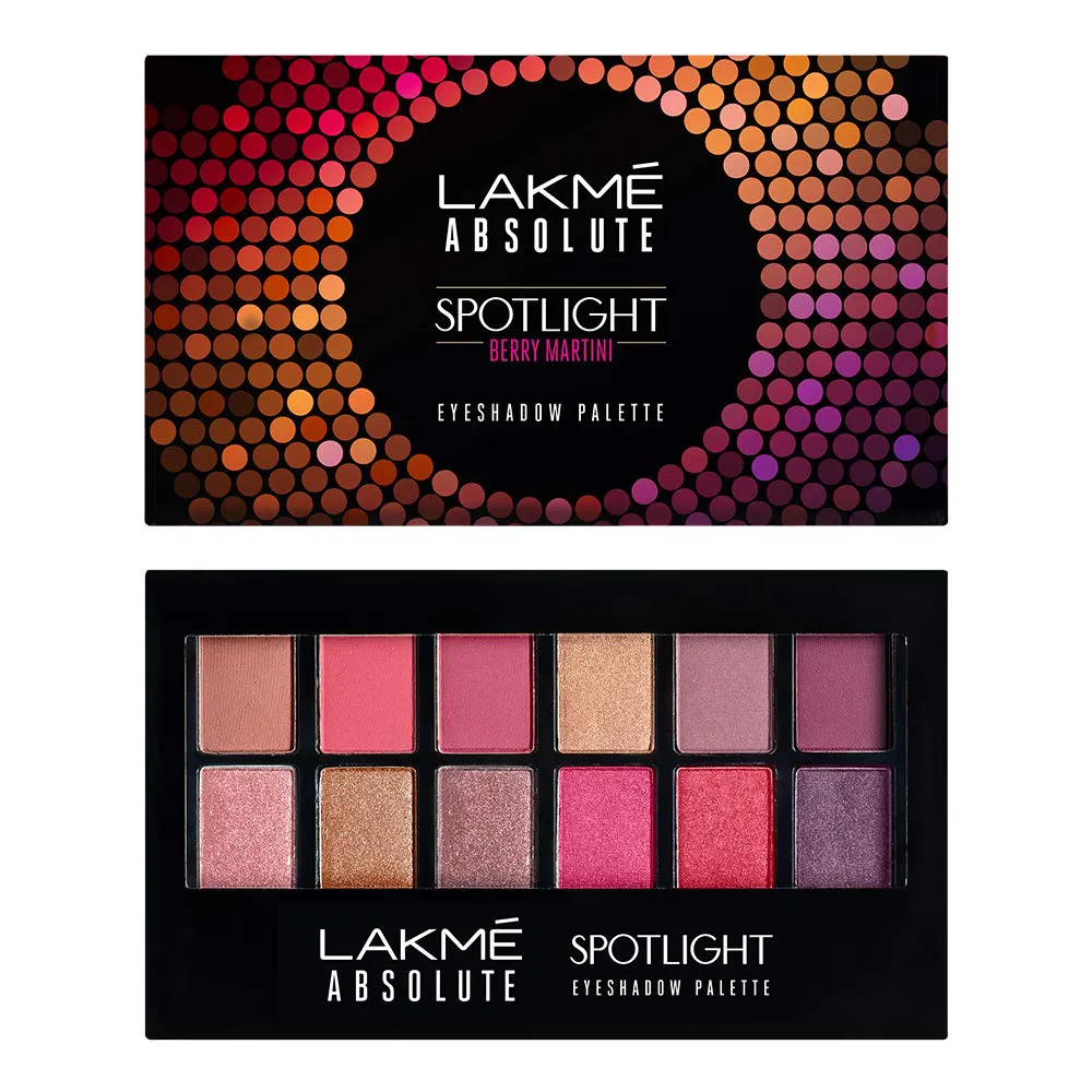 Branding of Lakme Absolute Spotlight Eyeshadow Palette by Berry Martini