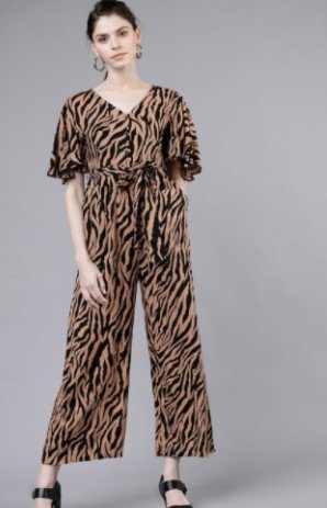 leopard-print jumpsuit 