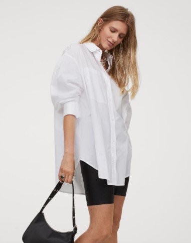 Oversized button-down