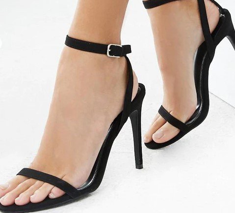 Two-strap heels
