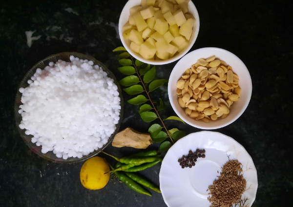 Sabudana Khichdi Ingredients