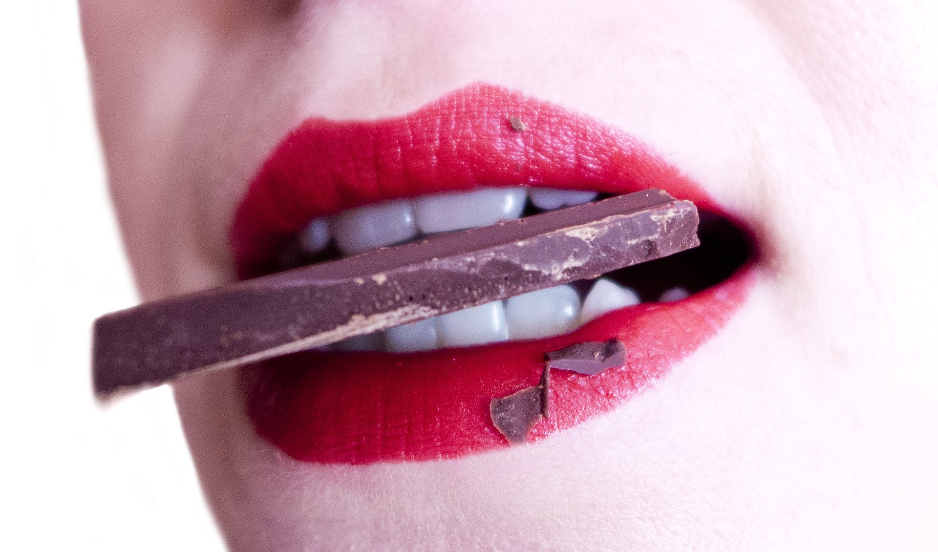 chocolate being eaten