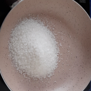 Sugar in a pan
