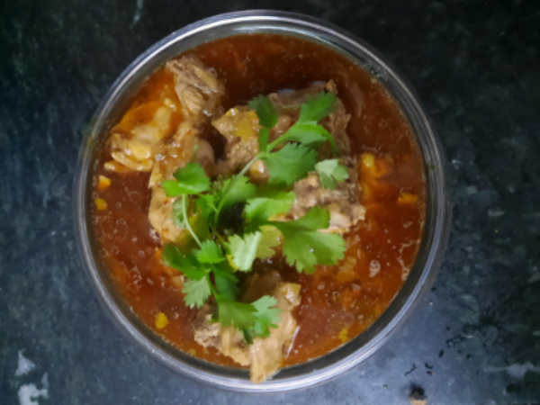 delicious dhaba style chicken curry