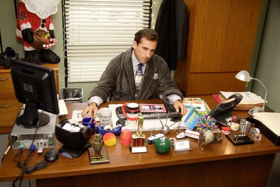 an image from the series "the office"